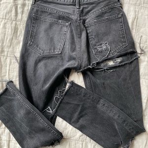 GRLFRND butt slit jeans